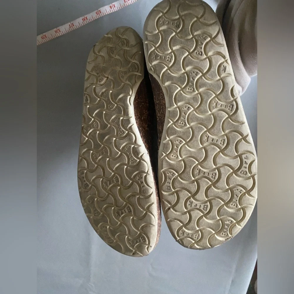 Birkenstock Gary Shoes Mules Clogs size 40 Birkenstocks grey silver 9 9.5 - Picture 5 of 10
